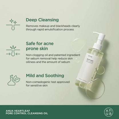 ANUA Heartleaf Pore Control Cleansing Oil