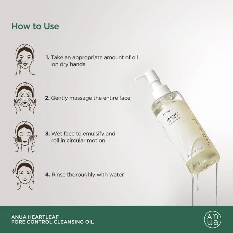 ANUA Heartleaf Pore Control Cleansing Oil